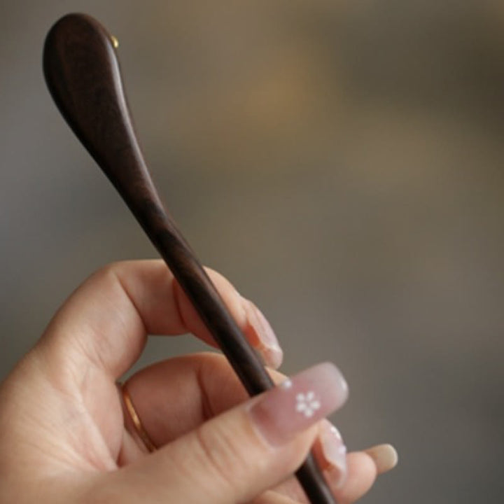 Buddha Stones Auspicious Cloud Sandalwood Rabbit Protection Hairpin - image 17