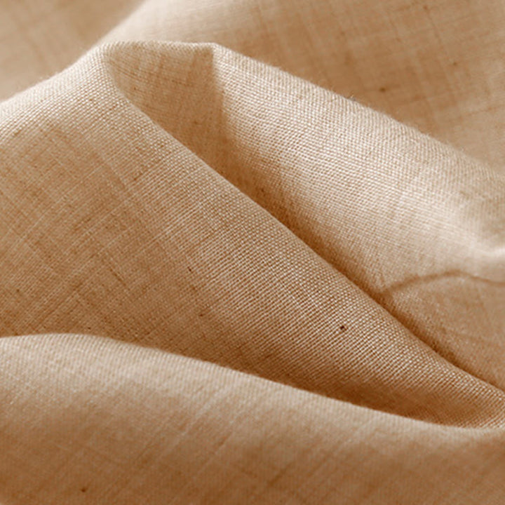 Buddha Stones Casual Plain Color Chinese Frog Button Cotton Linen Women's Wide Leg Pants - image 15