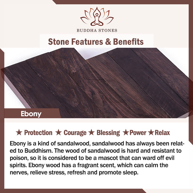 Buddha Stones Ebony Gardenia Petal Courage Hairpin - image 5