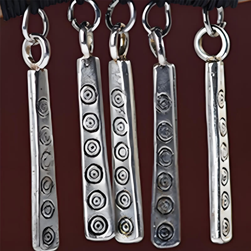 Buddha Stones Silver Tassel Green Sandalwood Soothing Hairpin - image 11