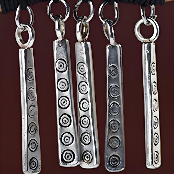 Buddha Stones Silver Tassel Green Sandalwood Soothing Hairpin - image 11