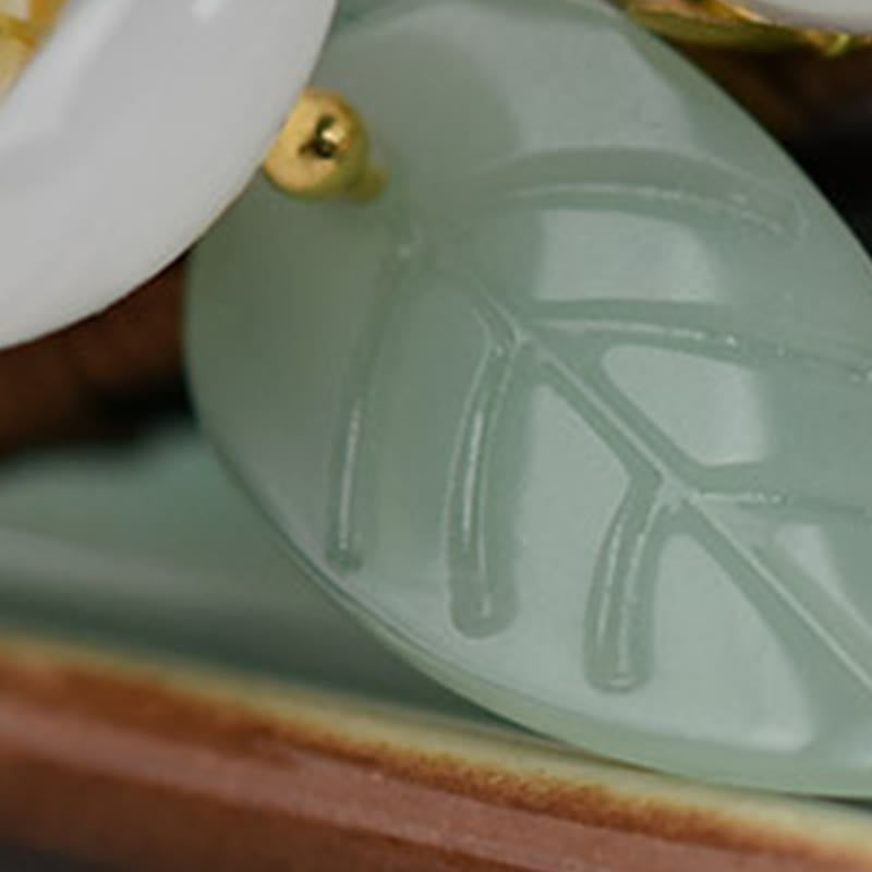 Buddha Stones Grain Wood Liuli Magnolia Flowers Pearl Protection Hairpin - image 10