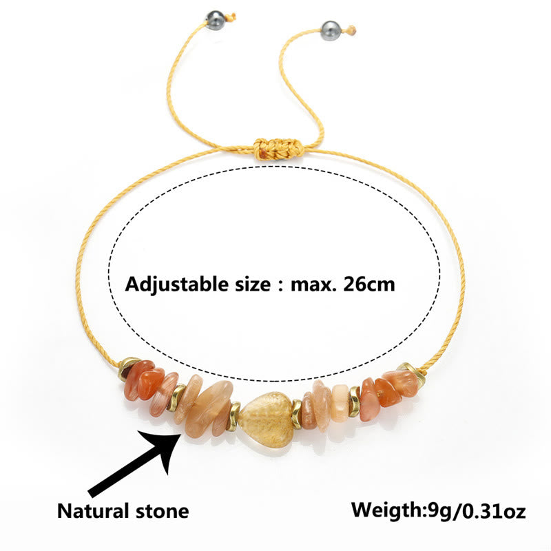 Buddha Stones Lift Your Soul Citrine Carnelian Sun Stone Happiness Bracelet - image 6