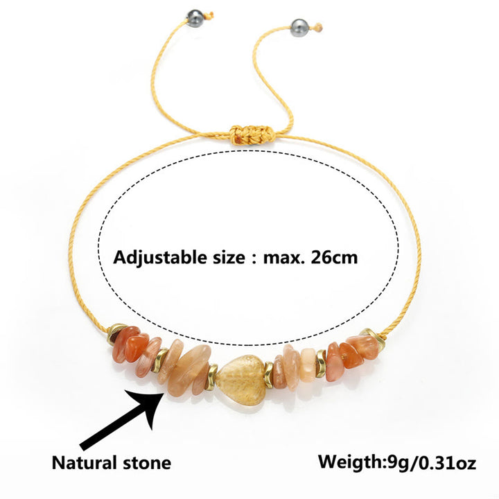 Buddha Stones Lift Your Soul Citrine Carnelian Sun Stone Happiness Bracelet - image 6