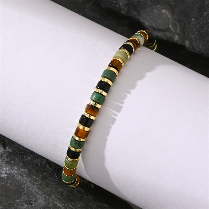Buddha Stones Natural Hematite Tiger Eye Stones Support Bracelet - image 4