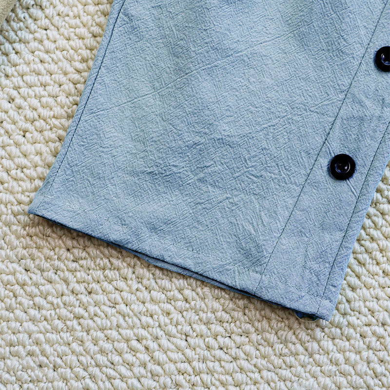 Buddha Stones Summer Plain Patchwork Design Drawstring Cotton Linen Women's Pants With Pockets - image 23