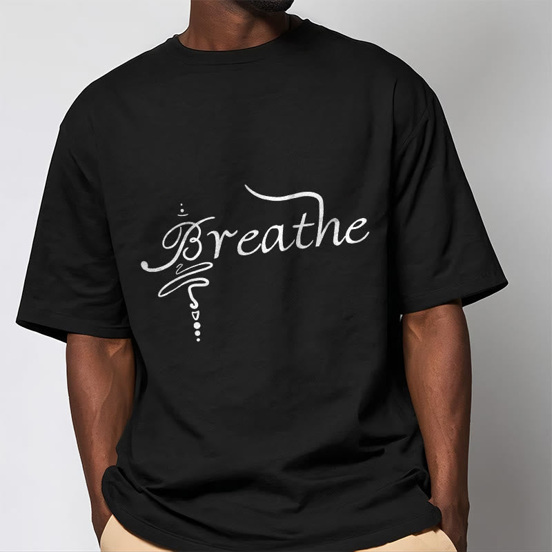Buddha Stones Breathe Word Tee T-shirt - image 1