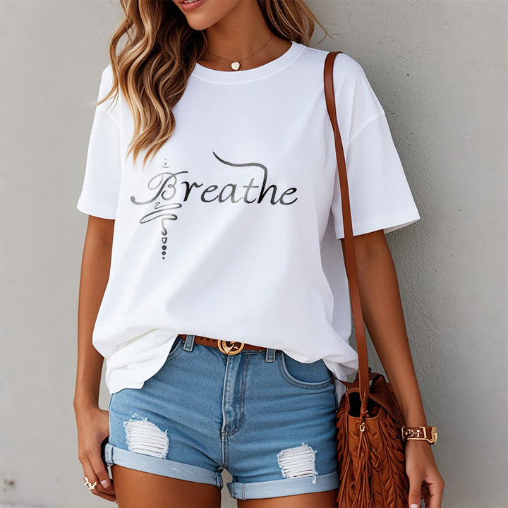 Buddha Stones Breathe Word Tee T-shirt - image 7
