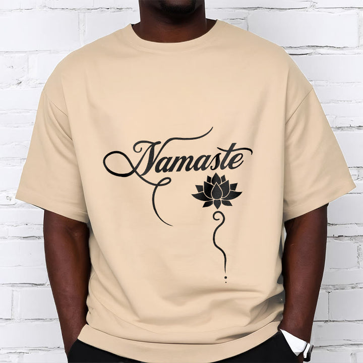 Buddha Stones HELLO Hindi Lotus Tee T-shirt - image 11