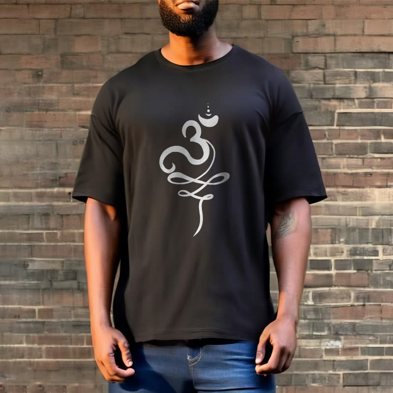 Buddha Stones OM Sanskrit Tee T-shirt - image 2