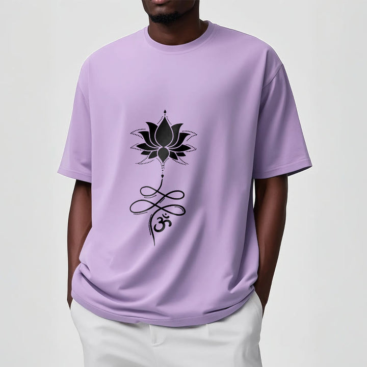 Buddha Stones Lotus OM Sanskrit Tee T-shirt - image 17