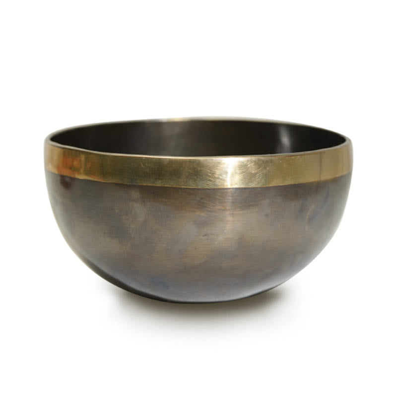 Buddha Stones Handmade Nepal Singing Bowl Simple Pattern for Healing and Meditation Sound Bowl Set - image 13