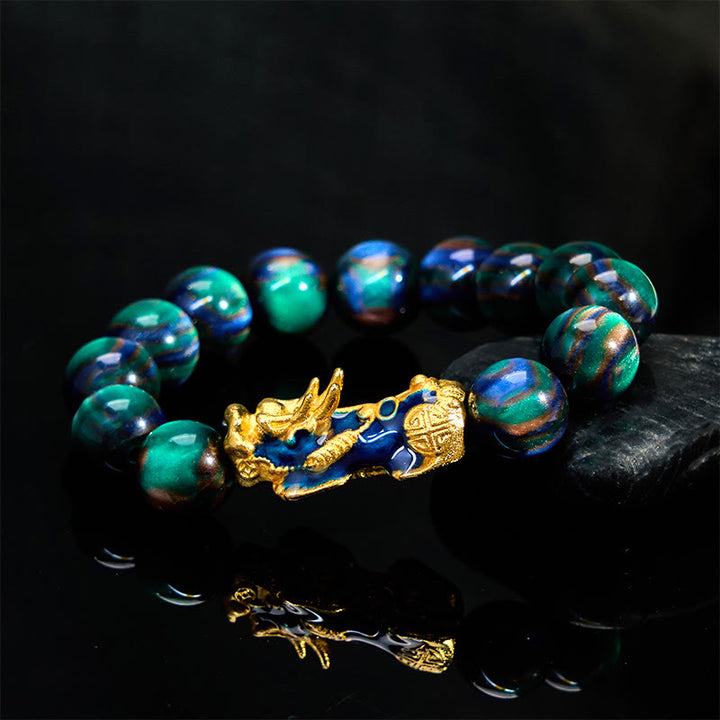 Buddha Stones "Cheers to Fortune and Protection" PiXiu Bracelet Includes Gift Message Card - image 13