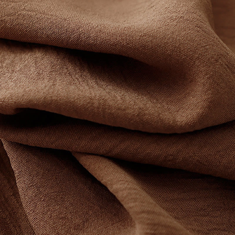 Buddha Stones Causal Ethnic Simple Drawstring Design Women's Wide Leg Cropped Pants With Pockets - image 6