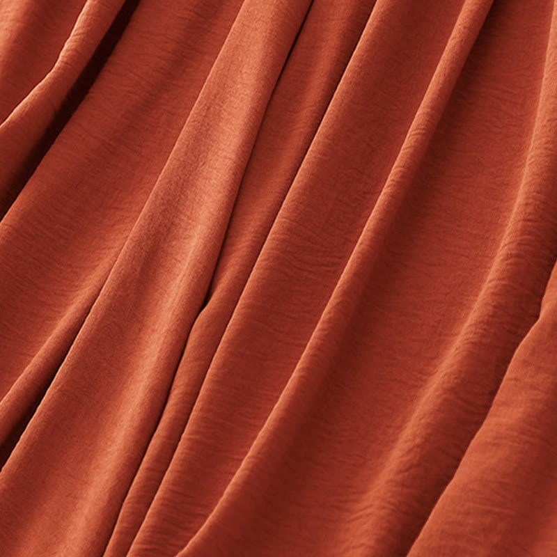 Buddha Stones Causal Ethnic Simple Drawstring Design Women's Wide Leg Cropped Pants With Pockets - image 16