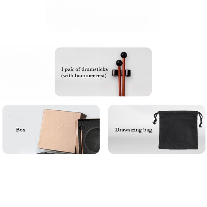 Buddha Stones Steel Tongue Drum Sound Healing Yoga Meditation Drum Kit 8 Note 6 Inch Percussion Instrument - image 8