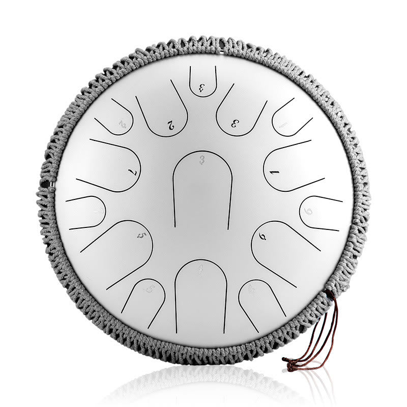 Buddha Stones Steel Tongue Drum Sound Healing Mindfulness Meditation Drum Kit 15 Note 14 Inch Percussion Instrument - image 10