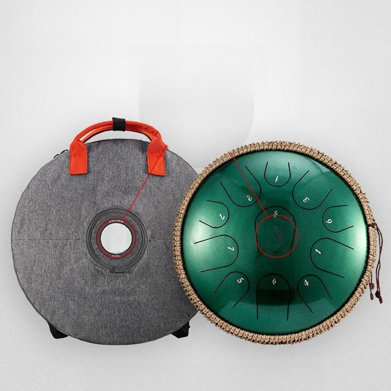Buddha Stones Steel Tongue Drum Sound Healing Mindfulness Meditation Drum Kit 15 Note 14 Inch Percussion Instrument - image 5