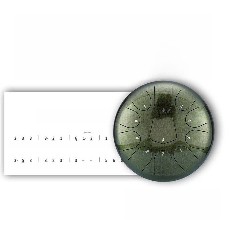 Buddha Stones Steel Tongue Drum Sound Healing Meditation Drum Kit 13 Note 12 Inch Percussion Instrument - image 10