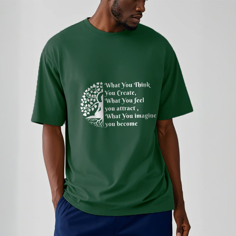 Buddha Stones Half-meditation Buddha Tree Tee T-shirt - image 11