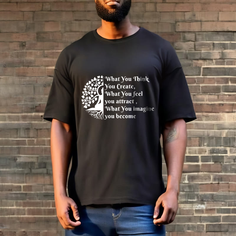 Buddha Stones Half-meditation Buddha Tree Tee T-shirt - image 6