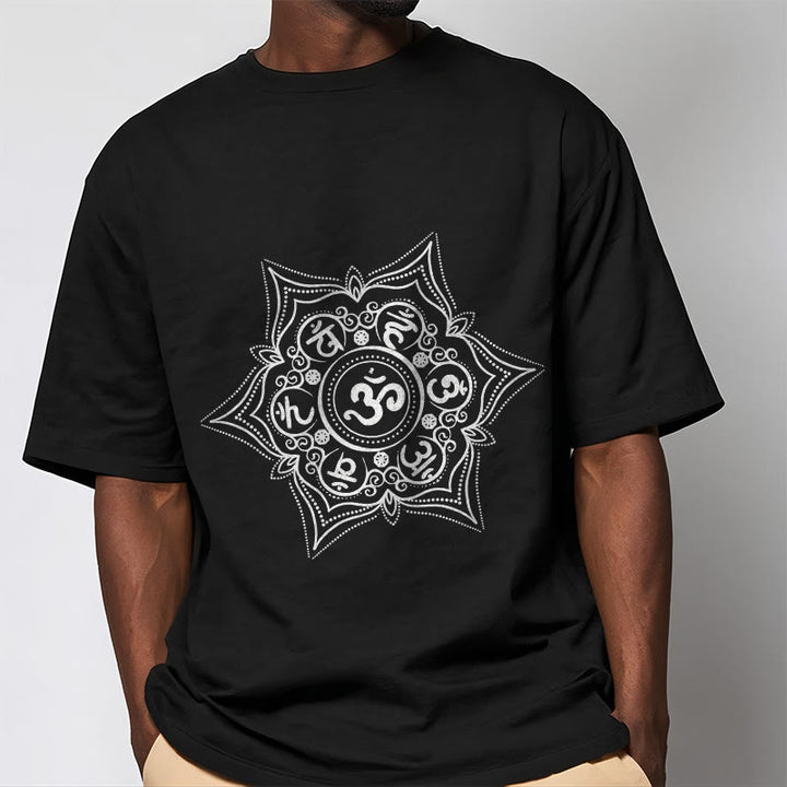 Buddha Stones Mandala Om Mani Padme Hum Tee T-shirt - image 4