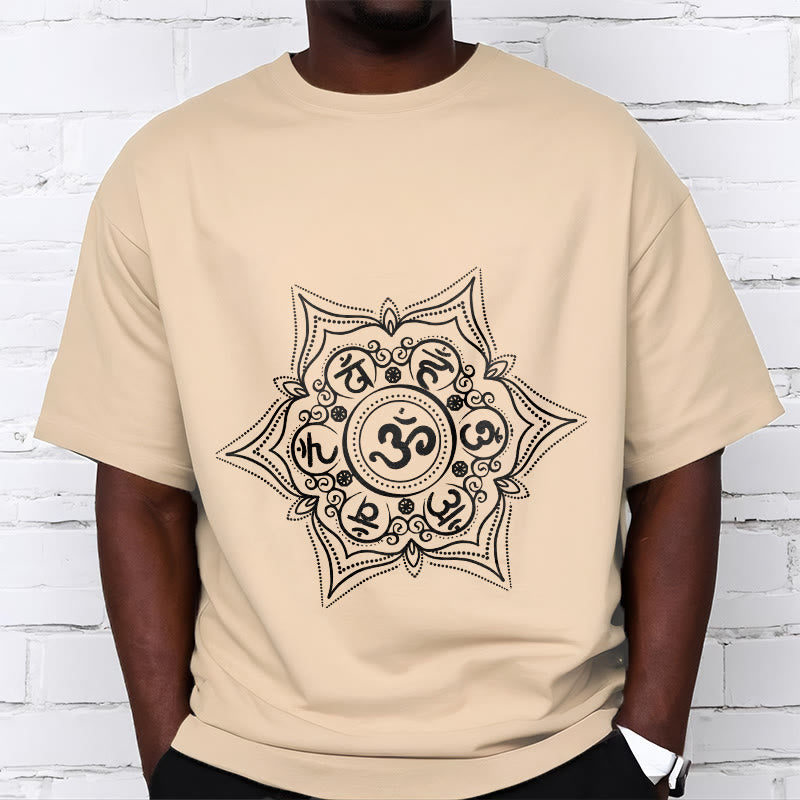 Buddha Stones Mandala Om Mani Padme Hum Tee T-shirt - image 11