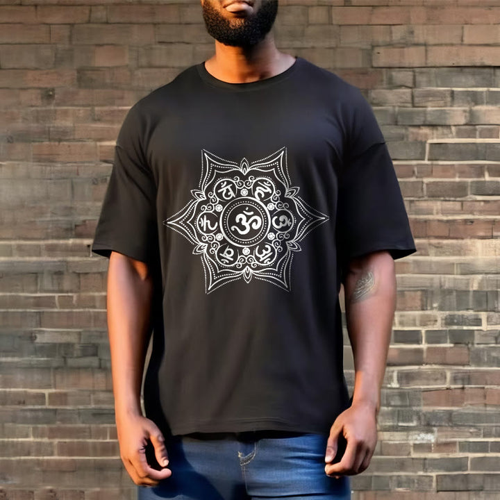 Buddha Stones Mandala Om Mani Padme Hum Tee T-shirt - image 5