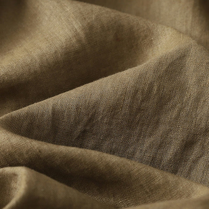 Buddha Stones Casual Colorblock Drawstring Women's Cotton Wide Leg Pants With Pockets - image 4