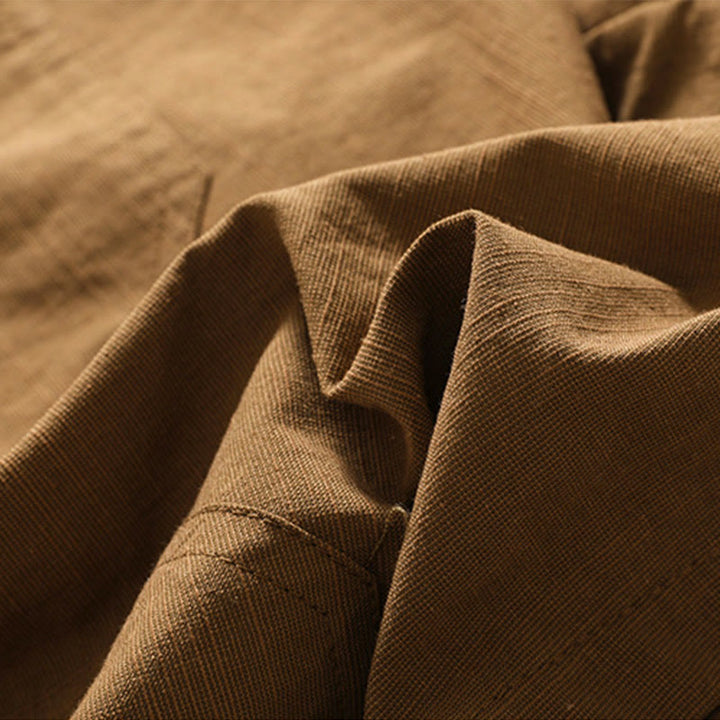 Buddha Stones Summer Casual Elastic Waist Plain Women's Polyester Shorts With Pockets - image 3