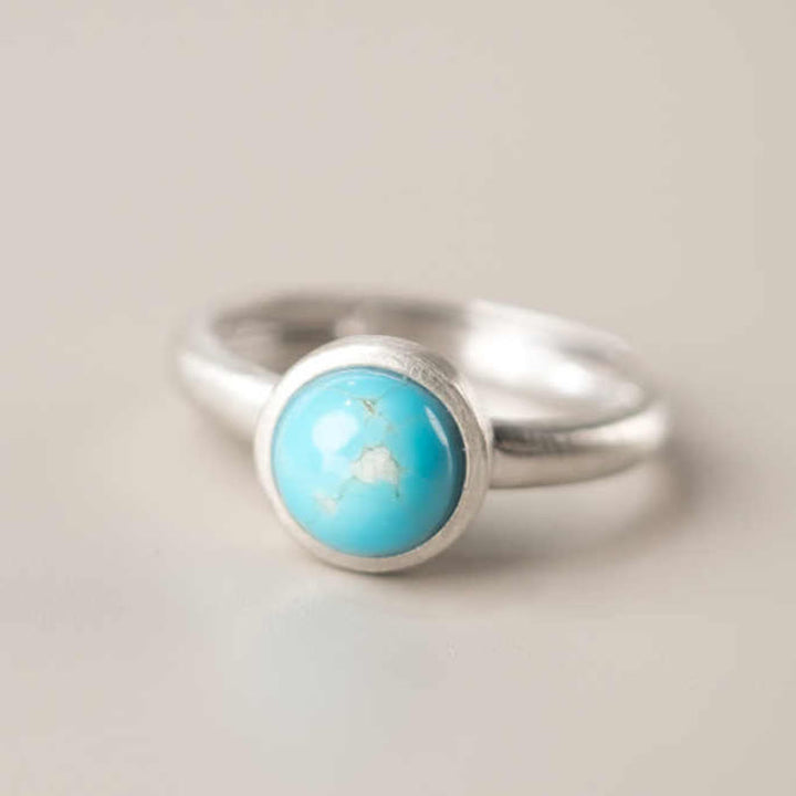 Buddha Stones Natural 925 Sterling Silver Lazurite Turquoise Adjustable Balance Ring - image 9
