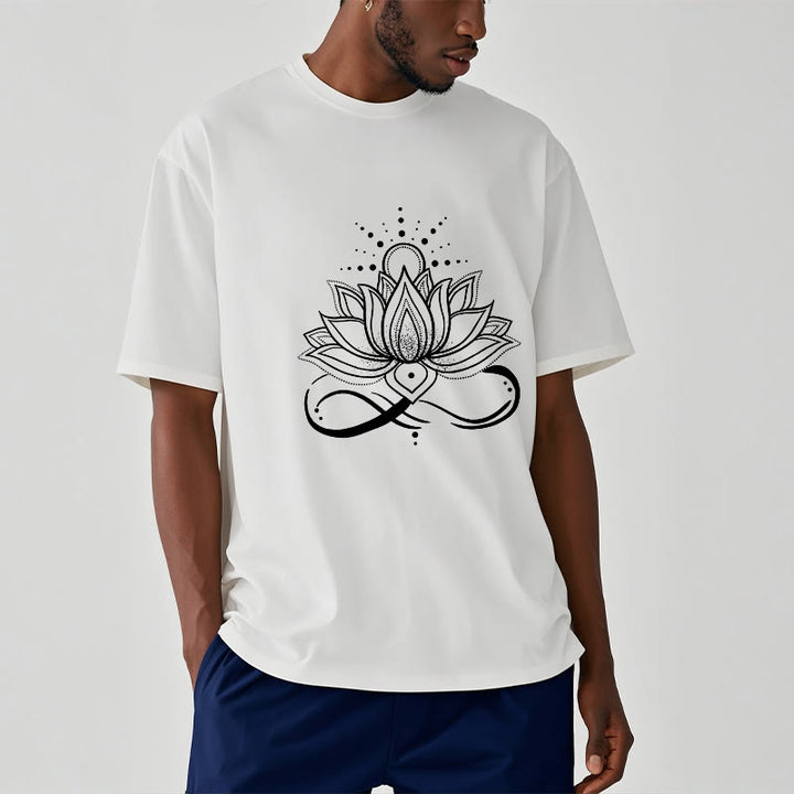Buddha Stones Lotus Flower Sun Design Tee T-shirt - image 8