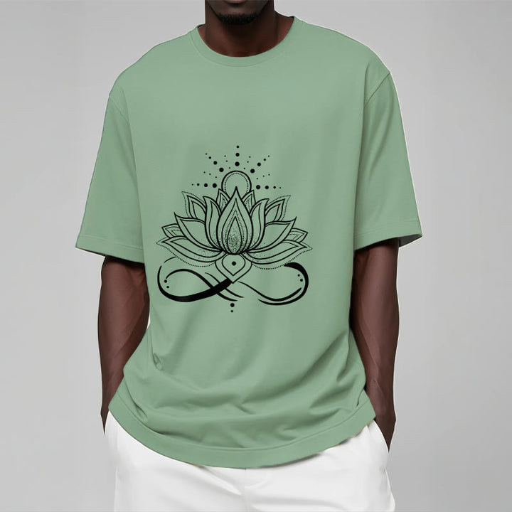 Buddha Stones Lotus Flower Sun Design Tee T-shirt - image 15