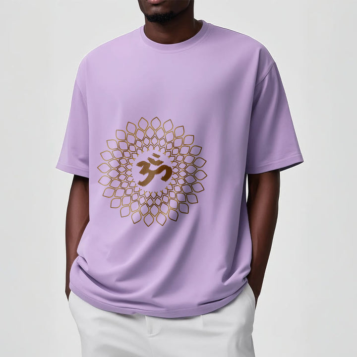 Buddha Stones Rhombus OM Design Tee T-shirt - image 17