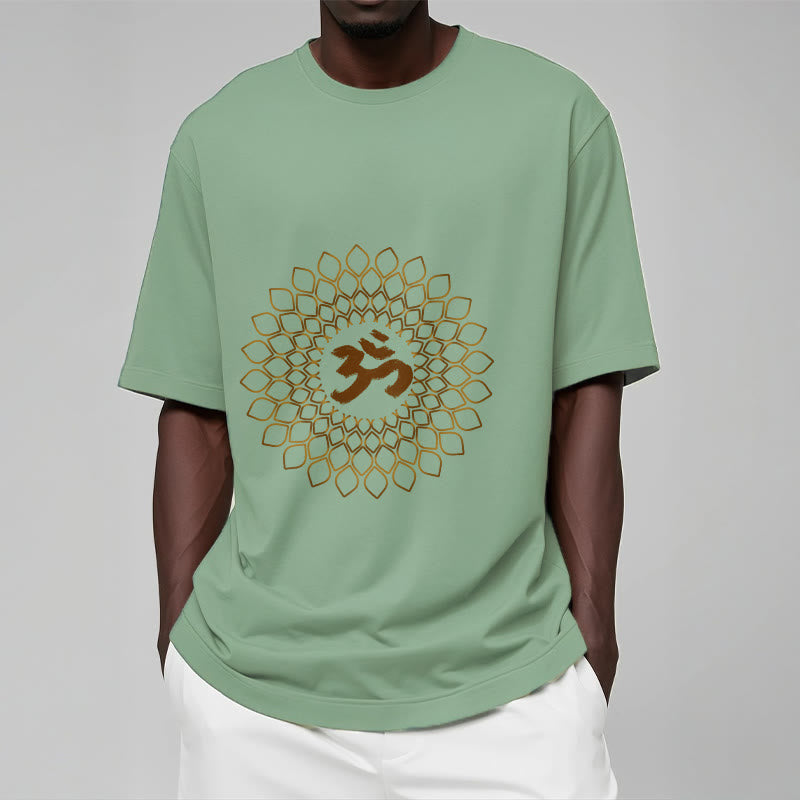 Buddha Stones Rhombus OM Design Tee T-shirt - image 15