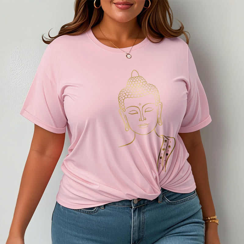 Buddha Stones Golden Buddha In Deep Meditation Tee T-shirt - image 13