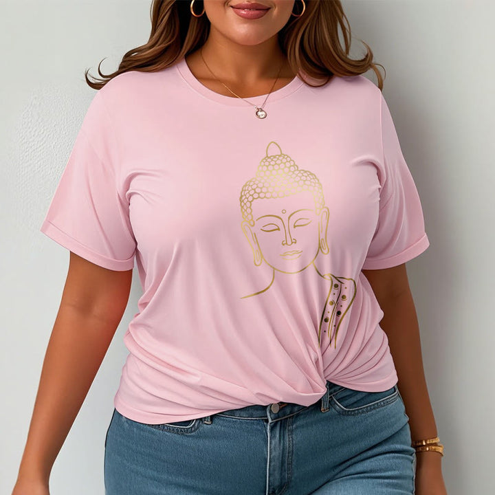 Buddha Stones Golden Buddha In Deep Meditation Tee T-shirt - image 13