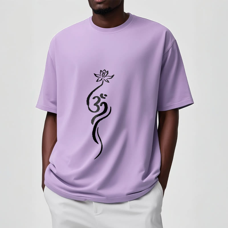 Buddha Stones Lotus Flower Om Design Tee T-shirt - image 17