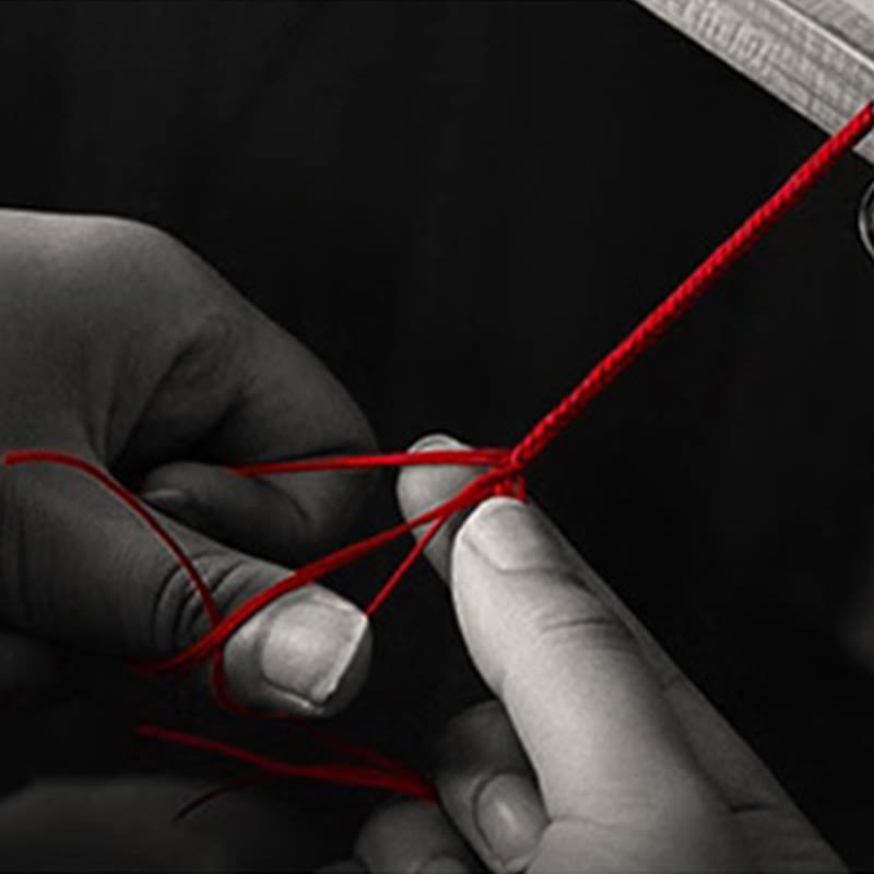 Buddha Stones 999 Gold Luck Protection Koi Fish Handmade Braided String Bracelet - image 18