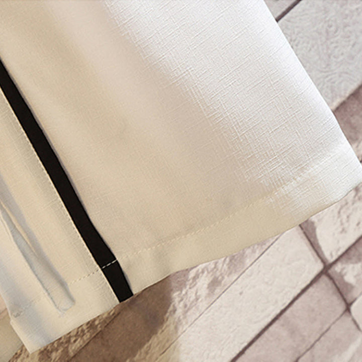 Buddha Stones Embroidery Dragon Phoenix Auspicious Cloud Waves Leaves Cranes Open Front Jacket Men's Kimono - image 30