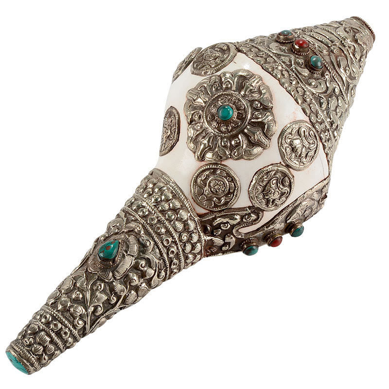 Tibetan Natural Shankha Conch Shell Seashell Wealth Lucky Home Decoration - image 17