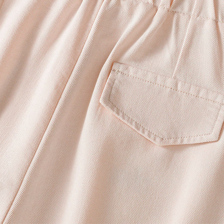 Buddha Stones Casual Lace Patchwork Design High Waist Women's Wide Leg Ankle-Length Pants With Pockets Zipper - image 13