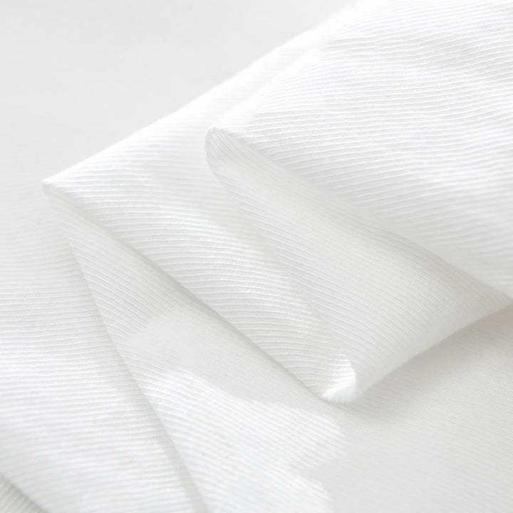 Buddha Stones Artistic Simple Design Embroidery Bamboo Pattern Men's Short Sleeve Cotton Shirt - image 9