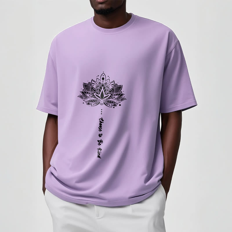 Buddha Stones Choose To Be Kind Geometric Flower Tee T-shirt - image 17