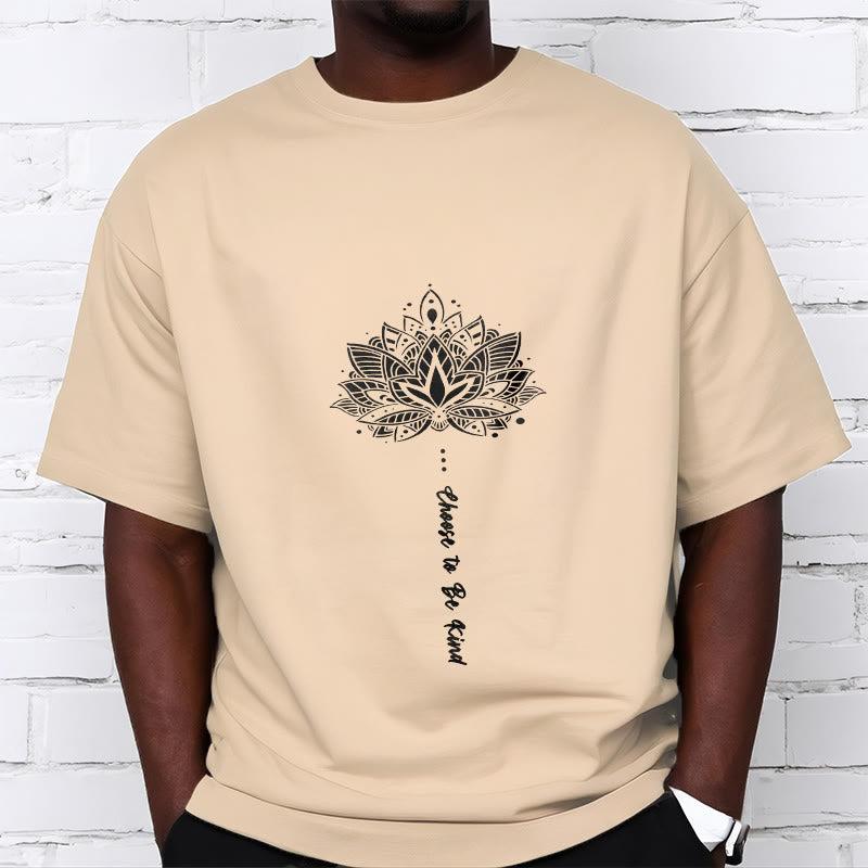 Buddha Stones Choose To Be Kind Geometric Flower Tee T-shirt - image 11