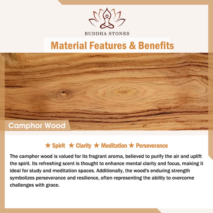 Buddha Stones Ebony Wood Camphor Wood Yin Yang Ox Engraved Peace Bracelet - image 6