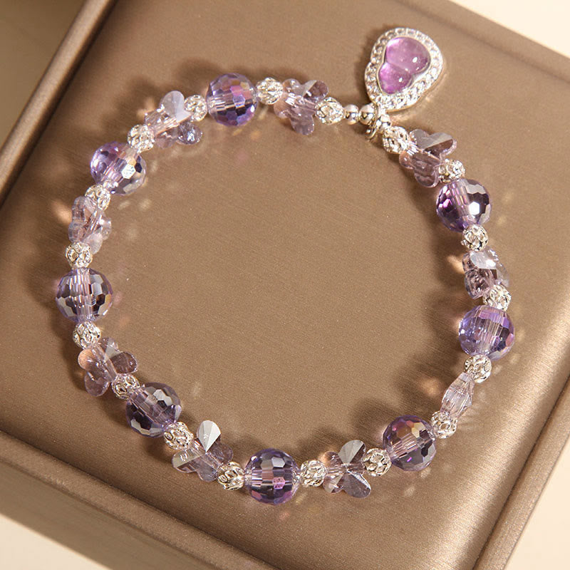 Buddha Stones Butterfly Gourd Amethyst Citrine Labradorite Balance Bracelet - image 3