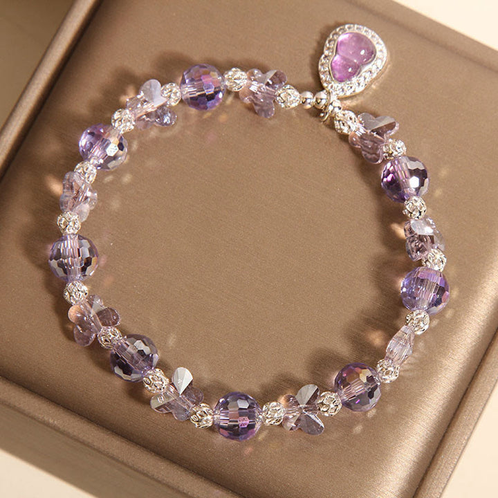 Buddha Stones Butterfly Gourd Amethyst Citrine Labradorite Balance Bracelet - image 3