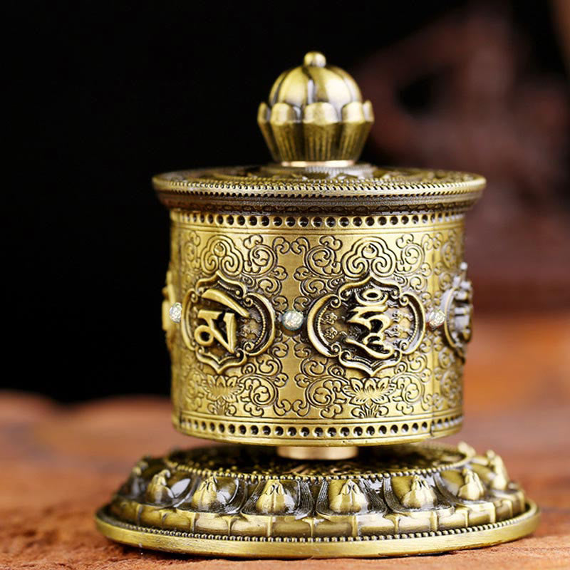 Buddha Stones Tibetan Blessing Prayer Wheel Car Decoration - image 1