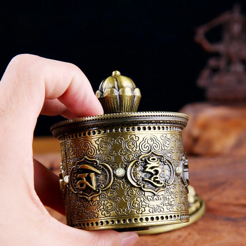 Buddha Stones Tibetan Blessing Prayer Wheel Car Decoration - image 5